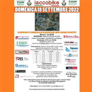 Il Team Iaccobike organizza i Campionati regionali di MTB Cross Country a Prignano