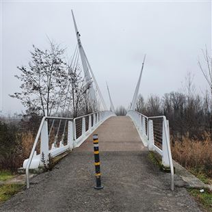 Ponte ciclo-pedonale sul percorso Natura Secchia chiuso dal 10 febbraio a metà marzo