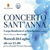 Martedì in piazzale Porrino il "Concerto di Sant'Anna"