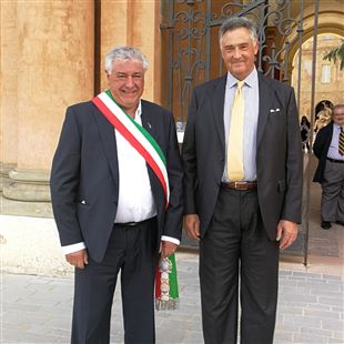 Martino d’Austria-Este in visita a palazzo Ducale 