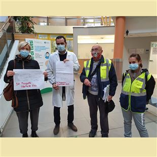 Il cuore di Auser: una donazione all’ospedale grazie alla vendita di mascherine
