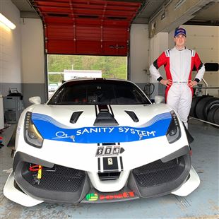 Test a Varano per Edoardo Barbolini: si avvicina l'esordio nel campionato GT Endurance