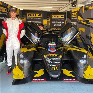 Edoardo Barbolini a Monza con il team WS Racing  