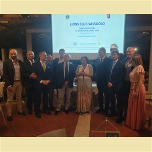 Il Lions Club Sassuolo premia Veronica Squinzi con la più alta onorificenza dell'associazione