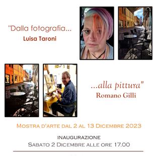 "Dalla fotografia... alla pittura": sabato l'inaugurazione