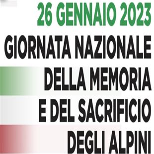 Giornata nazionale della memoria e del sacrificio degli alpini