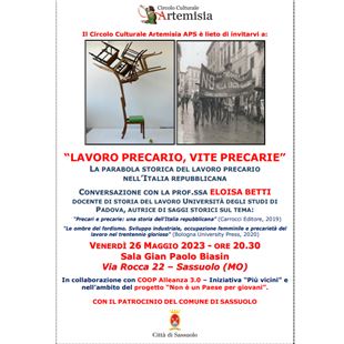 Un incontro sulla storia del lavoro precario con il circolo culturale Artemisia