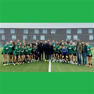Il CT della Nazionale Femminile Andrea Soncin in visita al Mapei Football Center