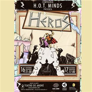 H.O.T. Minds al teatro De André di Casalgrande con il musical HÈROS