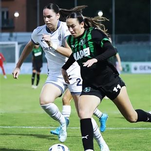 L’Inter dell’ex Piovani supera 3-1 il Sassuolo Femminile allo stadio Ricci
