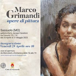 "Opere di pittura" alla Galleria d'arte Jacopo Cavedoni