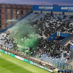 Il Catanzaro passa al Mapei Stadium nella sera della festa neroverde