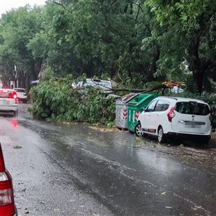 Forte temporale sul distretto: sottopassi chiusi e strade allagate