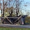 Chiosco dei fiori distrutto da un incendio: gli amici di Paolo lanciano la raccolta fondi