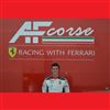 Edoardo Barbolini al via del Campionato Italiano GT Endurance con la Ferrari di AF Corse