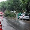 Forte temporale sul distretto: sottopassi chiusi e strade allagate